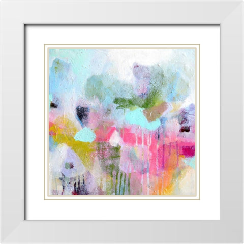 Ada White Modern Wood Framed Art Print with Double Matting by Marrison, TA