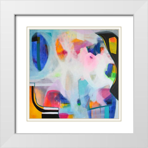 Thereaâ‚¬â„¢s Always Something Magic White Modern Wood Framed Art Print with Double Matting by Marrison, TA