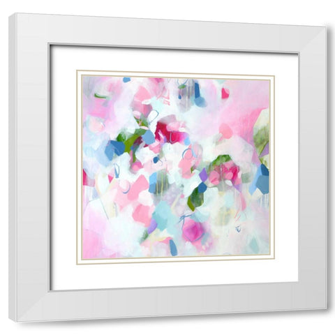Maisie White Modern Wood Framed Art Print with Double Matting by Marrison, TA