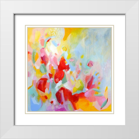Waiting for You White Modern Wood Framed Art Print with Double Matting by Marrison, TA
