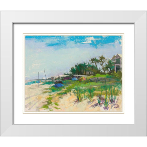Serenity in St. George White Modern Wood Framed Art Print with Double Matting by Mertz, Nancie King