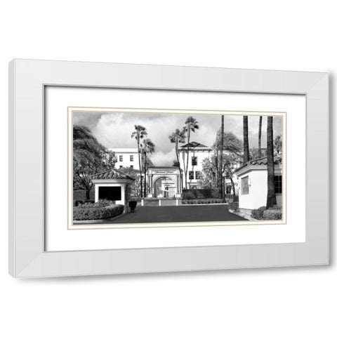 Paramount Stage White Modern Wood Framed Art Print with Double Matting by Miamee, Golie