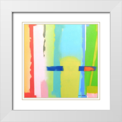 Urban Summer 11 White Modern Wood Framed Art Print with Double Matting by Miller, Gil