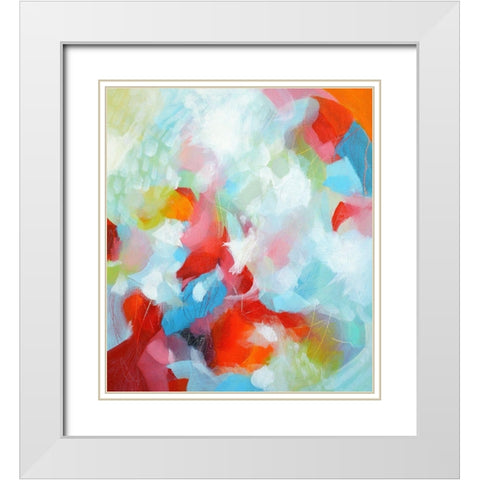 Wild Spirit White Modern Wood Framed Art Print with Double Matting by Marrison, TA