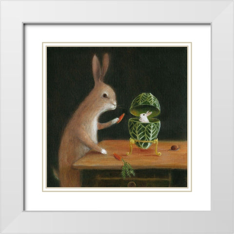 Peter Carl Faberga White Modern Wood Framed Art Print with Double Matting by McInnes, DD