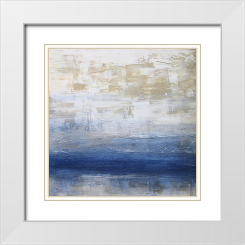 Its Not Over White Modern Wood Framed Art Print with Double Matting by Moehr, KR