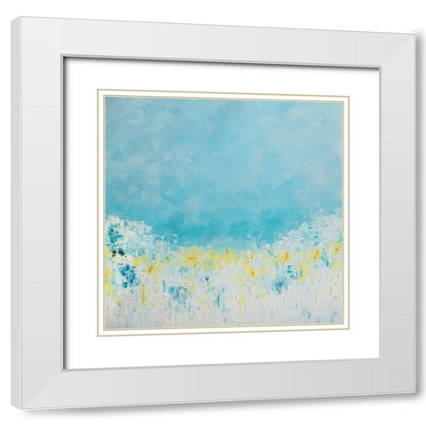 Sweet Bliss White Modern Wood Framed Art Print with Double Matting by Moehr, KR