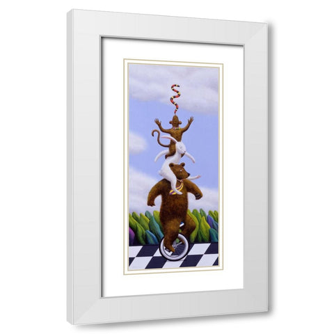The Talent Show White Modern Wood Framed Art Print with Double Matting by Miles, Chris