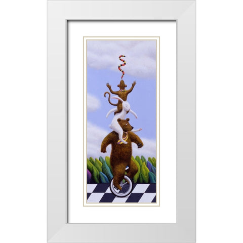 The Talent Show White Modern Wood Framed Art Print with Double Matting by Miles, Chris