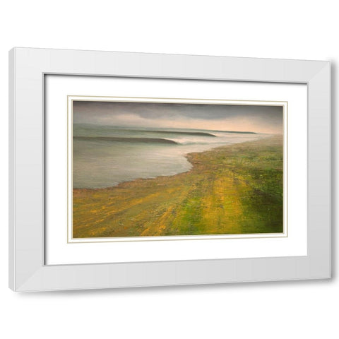 California II: Fertile Ground White Modern Wood Framed Art Print with Double Matting by Mote, Michael