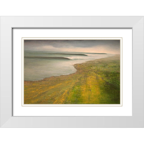 California II: Fertile Ground White Modern Wood Framed Art Print with Double Matting by Mote, Michael