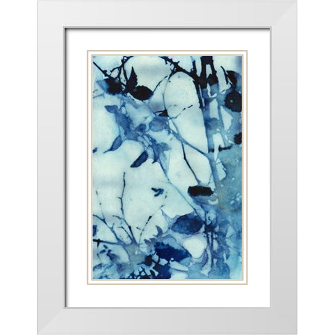 Abstraction White Modern Wood Framed Art Print with Double Matting by McCurdy, Krista