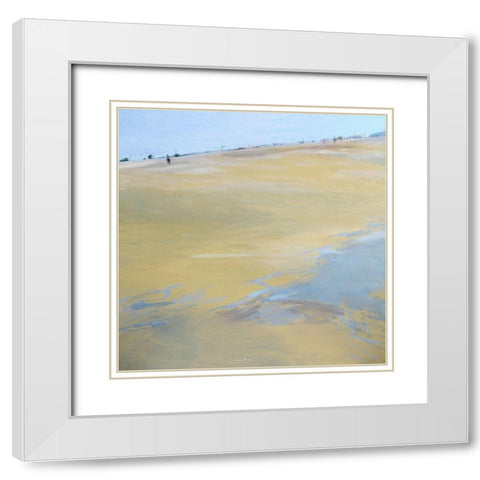 Strong Easterly Wind White Modern Wood Framed Art Print with Double Matting by Merino, Carmen