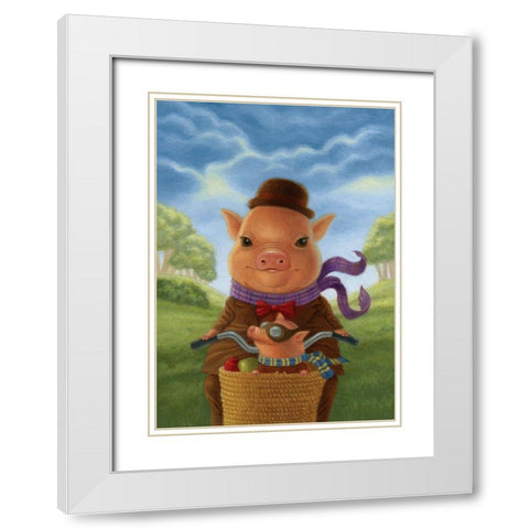 Cadwalladerâ€™s Fine Day Out White Modern Wood Framed Art Print with Double Matting by Matarazzo, Gina