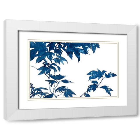 Quercifolia White Modern Wood Framed Art Print with Double Matting by MacCollum, Cynthia