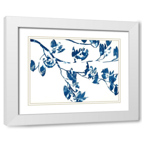 Magnolia White Modern Wood Framed Art Print with Double Matting by MacCollum, Cynthia