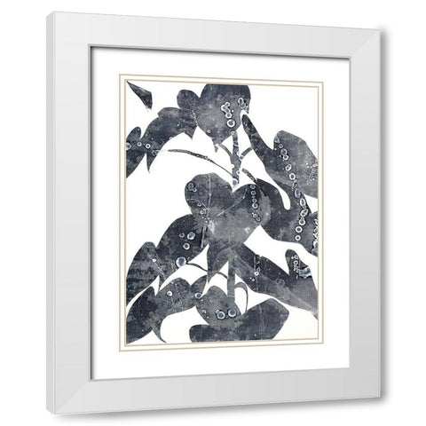 Urbana White Modern Wood Framed Art Print with Double Matting by MacCollum, Cynthia