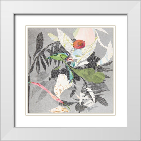 Noto White Modern Wood Framed Art Print with Double Matting by MacCollum, Cynthia