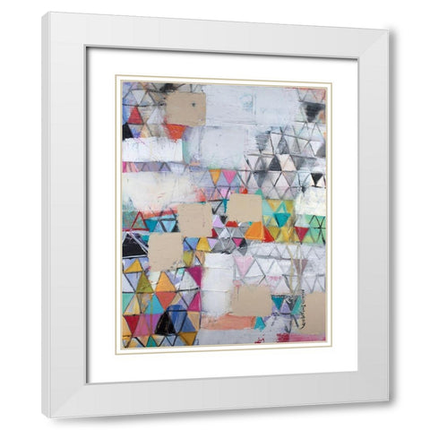 Cover Up White Modern Wood Framed Art Print with Double Matting by Moffitt, Michelle Daisley