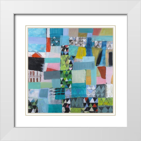 Fields and Forests White Modern Wood Framed Art Print with Double Matting by Moffitt, Michelle Daisley