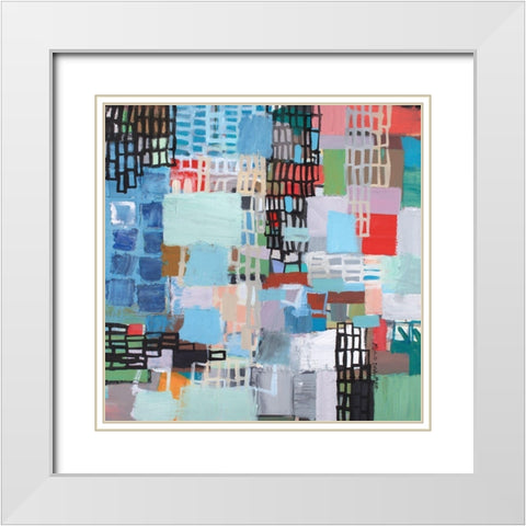 Within The Other White Modern Wood Framed Art Print with Double Matting by Moffitt, Michelle Daisley