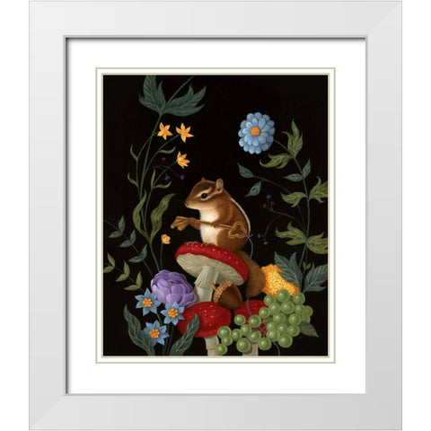 The Littlest Sentinel White Modern Wood Framed Art Print with Double Matting by Matarazzo, Gina