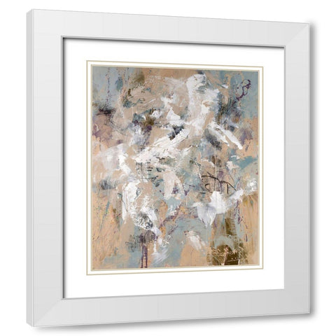 Open Seas White Modern Wood Framed Art Print with Double Matting by McCourt, Suzanne