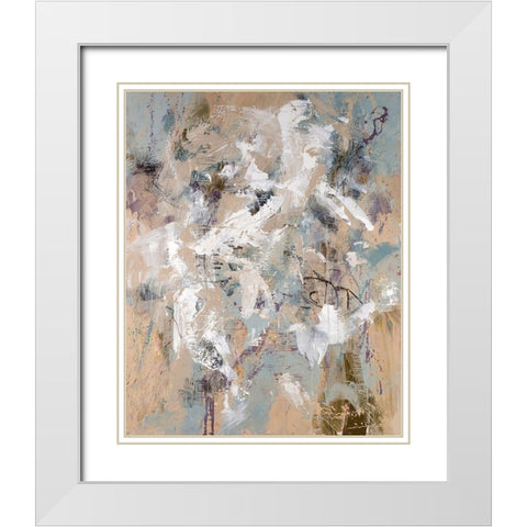 Open Seas White Modern Wood Framed Art Print with Double Matting by McCourt, Suzanne