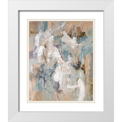 Sea Changes White Modern Wood Framed Art Print with Double Matting by McCourt, Suzanne