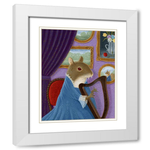 Priscilla F. Foffenschnizzle White Modern Wood Framed Art Print with Double Matting by Matarazzo, Gina