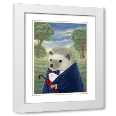 Wendell P Frizzmerantz White Modern Wood Framed Art Print with Double Matting by Matarazzo, Gina