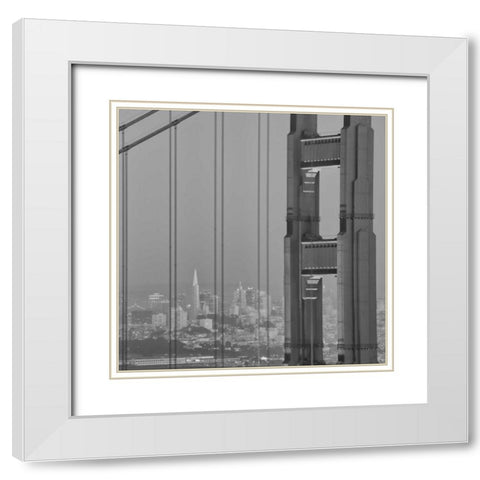 Hendrik Point White Modern Wood Framed Art Print with Double Matting by Melville, Craig
