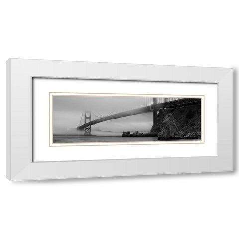 Horseshoe Bay White Modern Wood Framed Art Print with Double Matting by Melville, Craig