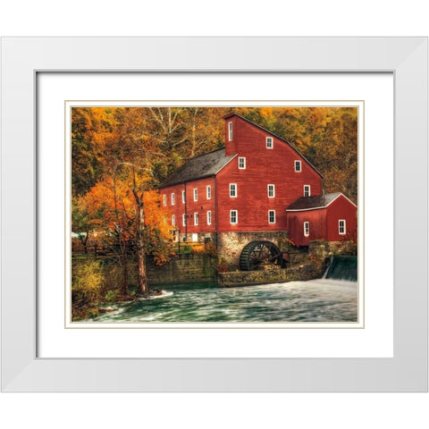 Country Living White Modern Wood Framed Art Print with Double Matting by Mikaels, Natalie