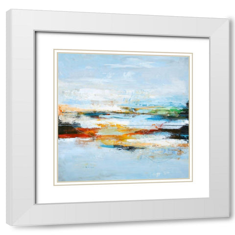 Low Limit White Modern Wood Framed Art Print with Double Matting by Design Fabrikken