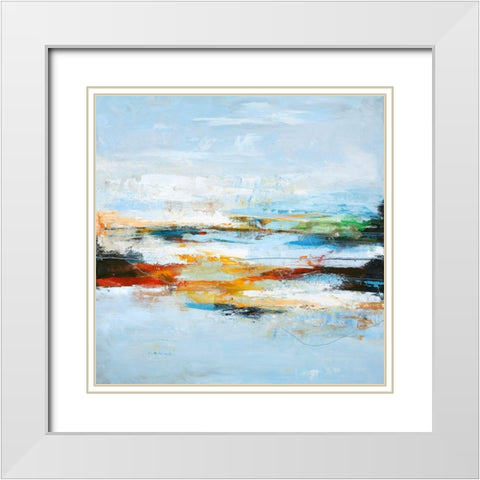 Low Limit White Modern Wood Framed Art Print with Double Matting by Design Fabrikken