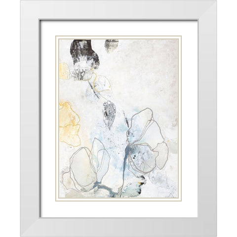 Nowhere Land 1 White Modern Wood Framed Art Print with Double Matting by Design Fabrikken