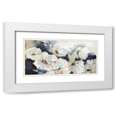 Flower Varity 2 White Modern Wood Framed Art Print with Double Matting by Design Fabrikken