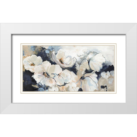 Flower Varity 2 White Modern Wood Framed Art Print with Double Matting by Design Fabrikken