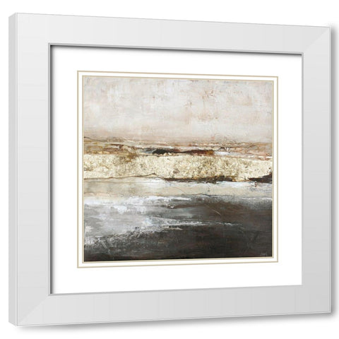Low Limit Gold White Modern Wood Framed Art Print with Double Matting by Design Fabrikken