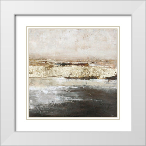 Low Limit Gold White Modern Wood Framed Art Print with Double Matting by Design Fabrikken