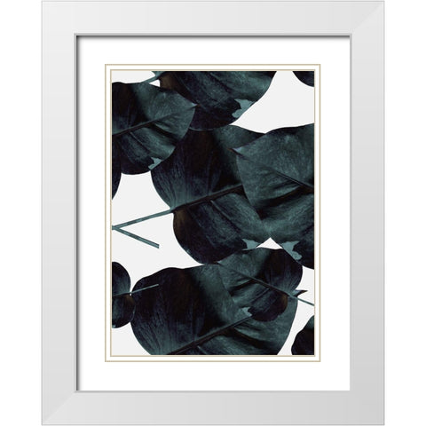 Tropic Sensation White Modern Wood Framed Art Print with Double Matting by Design Fabrikken