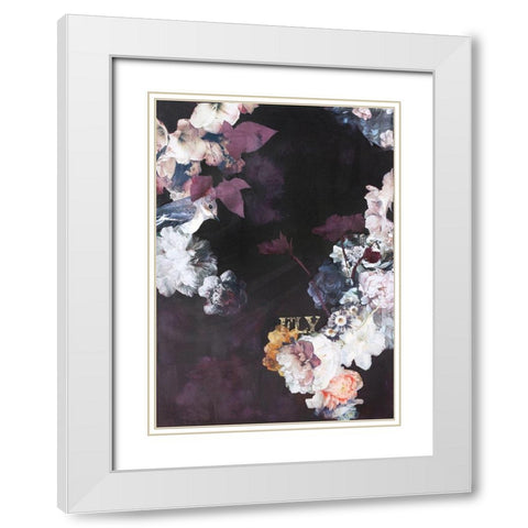 Haute Couture 3 White Modern Wood Framed Art Print with Double Matting by Design Fabrikken