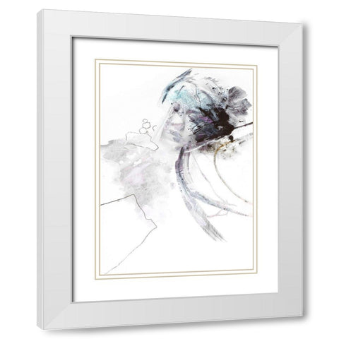 High and Light White Modern Wood Framed Art Print with Double Matting by Design Fabrikken