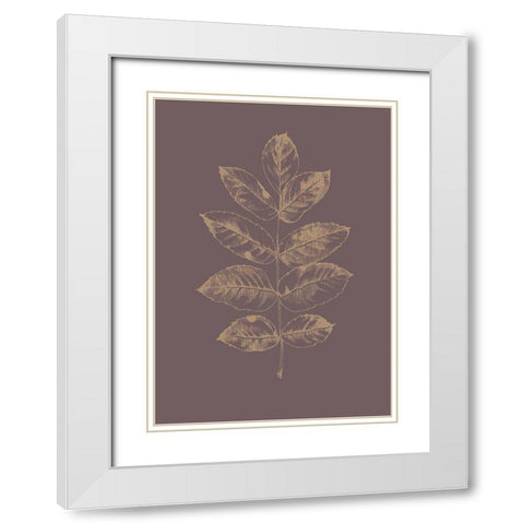Botanica 2 White Modern Wood Framed Art Print with Double Matting by Design Fabrikken