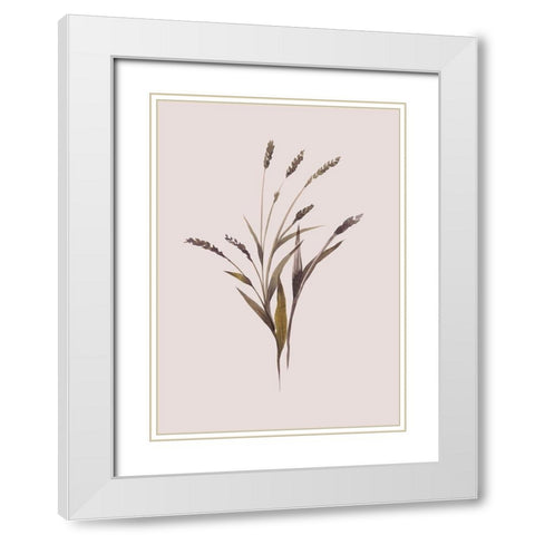 Wheat White Modern Wood Framed Art Print with Double Matting by Design Fabrikken