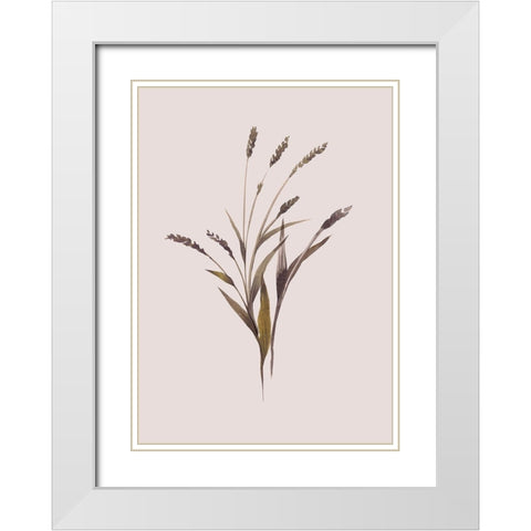 Wheat White Modern Wood Framed Art Print with Double Matting by Design Fabrikken