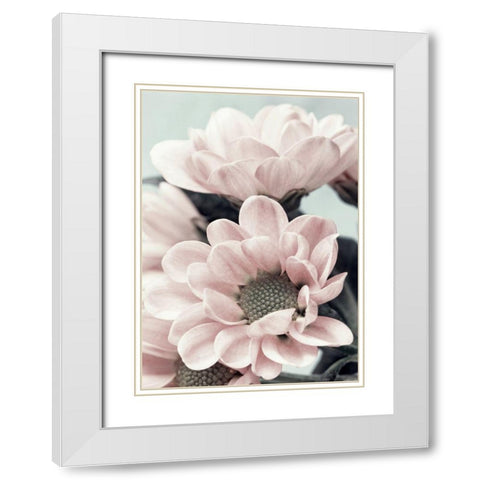 Opulent 3 White Modern Wood Framed Art Print with Double Matting by Design Fabrikken