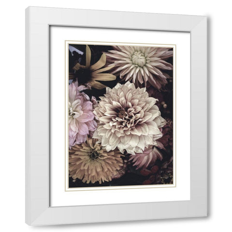 Opulent 5 White Modern Wood Framed Art Print with Double Matting by Design Fabrikken