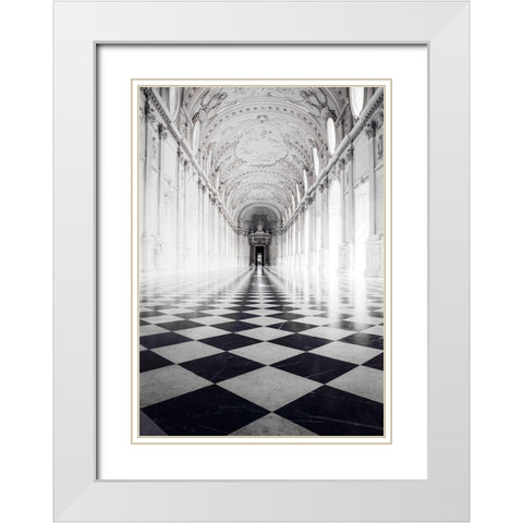 Architecture 6 White Modern Wood Framed Art Print with Double Matting by Design Fabrikken